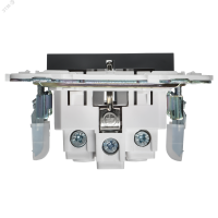 SKANDY Розетка с заземлением без защитных шторок 16А SK-R05T титан IEK SK-R11-16-K48