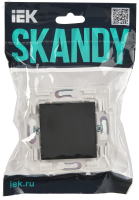 SKANDY Заглушка с суппортом SK-C01T титан IEK SK-PL10-K48