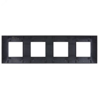 SKANDY Рамка 4-местная SK-F04G графит IEK SK-M42-K53