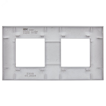 SK-M22-K03 SKANDY Рамка 2-местная SK-F02Gr серый IEK 