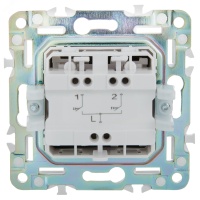 SKANDY Выключатель жалюзи 10А SK-V12G графит IEK SK-V15-0-10-K53