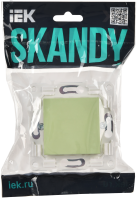 SKANDY Заглушка с суппортом SK-C01G мятный IEK SK-PL10-K06