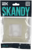 SK-M12-K10 SKANDY Рамка 1-местная SK-F01B бежевый IEK 