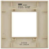 SKANDY Рамка 1-местная SK-F01B бежевый IEK SK-M12-K10