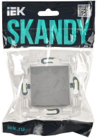 SKANDY Вывод кабеля SK-O01S серебряный IEK SK-VK10-0-K23