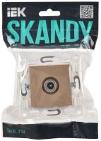 SKANDY Розетка TV проходная SK-A17Sa песочный IEK SK-A10-P-K98
