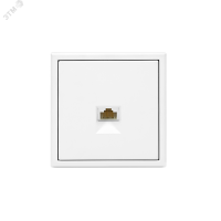 ARTGALLERY РОЗЕТКА компьютерная RJ45, кат. 5е, механизм, ЛОТОС Systeme Electric GAL001383