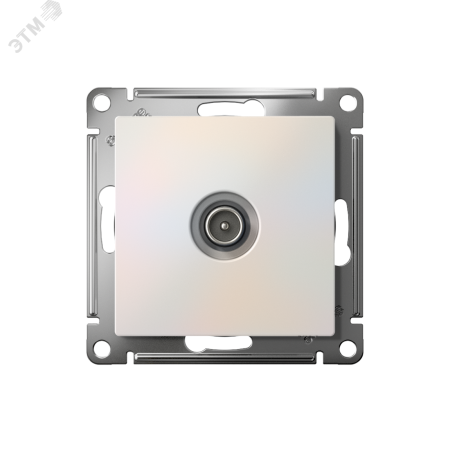ATN000491 Розетка ATLASDESIGN TV оконечная 1DB механизм жемчуг Systeme Electric 