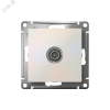 ATN000491 Розетка ATLASDESIGN TV оконечная 1DB механизм жемчуг Systeme Electric 