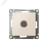 ATN000291 Розетка ATLASDESIGN TV оконечная 1DB механизм бежевый Systeme Electric 