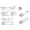 Модуль SFP+ WDM, дальность до 20км (12dB), 1270нм SNR SNR-SFP+W73-20