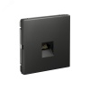 ARTGALLERY РОЗЕТКА компьютерная RJ45, кат. 5е, механизм, БАЗАЛЬТ Systeme Electric GAL001483