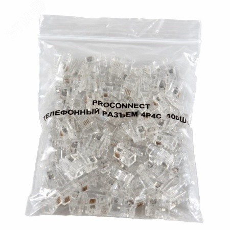 Телефонный разъем RJ-9(4P4C), REXANT 05-1001-3