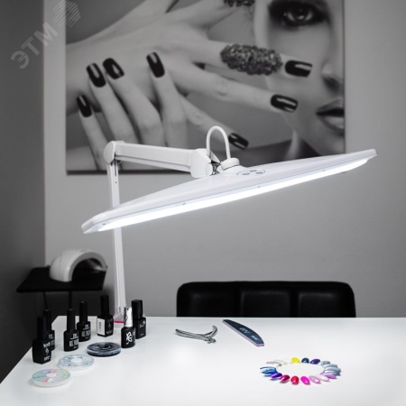 31-0401 Настольная бестеневая лампа на струбцине, 84 LED REXANT 
