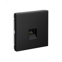 ARTGALLERY РОЗЕТКА компьютерная RJ45, кат. 5е, механизм, КАРБОН Systeme Electric GAL001083
