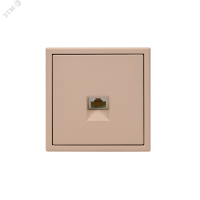 ARTGALLERY РОЗЕТКА компьютерная RJ45, кат. 5е, механизм, ПЕСОЧНЫЙ Systeme Electric GAL001283