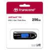 Флеш накопитель 256GB JetFlash 790, USB 3.1 Gen 1, выдвижной, черный, синий Transcend TS256GJF790K 1000533482
