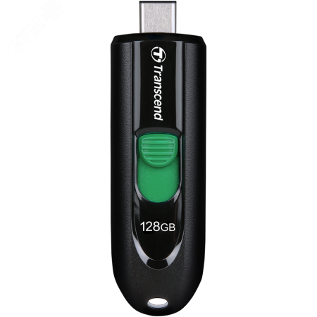 TS128GJF790C Флеш накопитель 128GB JetFlash 790С, USB 3.2 Gen 1, выдвижной, черный, синий Transcend  1000639342