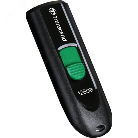 TS128GJF790C Флеш накопитель 128GB JetFlash 790С, USB 3.2 Gen 1, выдвижной, черный, синий Transcend  1000639342