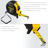 Рулетка измерительная 5м х 19мм STAYER 34025-05_z01 ЗУБР