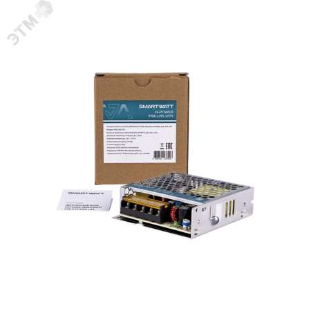 PSE LRS 1275 Импульсный блок питания SMARTWATT  H-POWER, 12 В, 75 Вт, 6 А 4512020450024