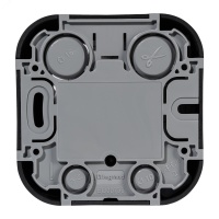 Розетка компьютерная RJ45 категория 5e UTP Legrand Quteo IP20 накладная чёрная матовая Legrand/Daccord 782480 IEK