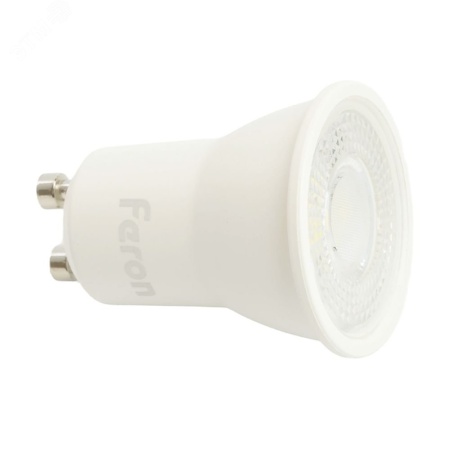 Лампа светодиодная LED 5вт 230в GU10 белый с линзой 38 гр. FERON LB-272 51219