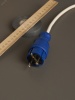 PKR01-016-2-K07 ВБп3-1-0м Вилка прямая ОМЕГА IP44 синяя IEK 