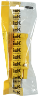 ВБп3-1-0м Вилка прямая ОМЕГА IP44 желтая IEK PKR01-016-2-K05