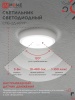 Светильник светодиодный СПБ-2Д-КРУГ 14Вт 4000К 1100Лм 210мм с настраиваемым датчиком белый IN HOME IN-HOME 4690612020693