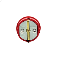 MultiSet Вилка 2К+З прямая каучуковая 16А/250В IP44 Красная Systeme Electric MST4401RD SE (Потенциал)