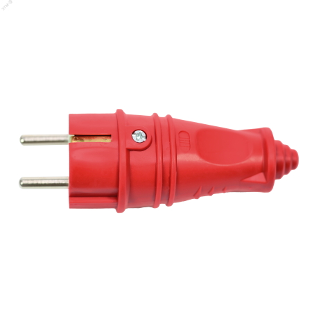 MST4401RD MultiSet Вилка 2К+З прямая каучуковая 16А/250В IP44 Красная Systeme Electric 