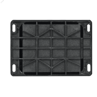 MultiSet Розетка 2К+З открытой установки каучуковая 16А/250В IP44 Красная Systeme Electric MST4403RD