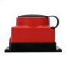 MST4403RD MultiSet Розетка 2К+З открытой установки каучуковая 16А/250В IP44 Красная Systeme Electric 