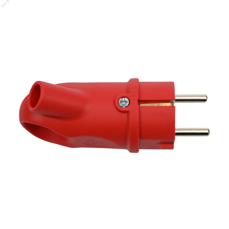 MST1402RD MultiSet Вилка 2К+З угловая каучуковая 16А/250В IP44 Красная Systeme Electric 