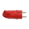MST1402RD MultiSet Вилка 2К+З угловая каучуковая 16А/250В IP44 Красная Systeme Electric 