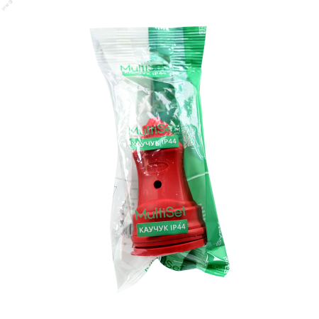 MST4402RD MultiSet Розетка 2К+З кабельная каучуковая 16А/250В IP44 Красная Systeme Electric 