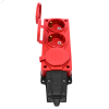 MST4123RD MultiSet Колодка 3х розетка 2К+З каучуковая 16А/250В IP44 Красная Systeme Electric 