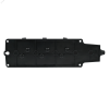 MST4123RD MultiSet Колодка 3х розетка 2К+З каучуковая 16А/250В IP44 Красная Systeme Electric 