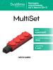 MultiSet Колодка 4х розетка 2К+З каучуковая 16А/250В IP44 Красная Systeme Electric MST4124RD