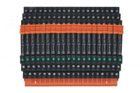 Шинный соединитель для розеток S1, 20 полюсов, синий Релеон S0114