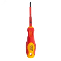 Отвертка диэлектрическая крестовая VDE PH1 x 80 Rage 397019