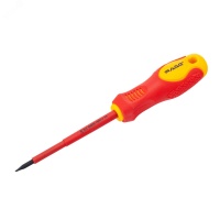 Отвертка диэлектрическая 1000В VDE SL4 х 100 мм Rage 397027