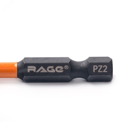Биты торсионные IMPACT PH2 x 70 мм 5 шт для шуруповерта намагниченные Rage 554127