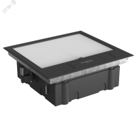 MultiDesk Люк на 12 модулей IP40 для фальшпола с монтажной коробкой, тип MDK10 Systeme Electric MDK10112