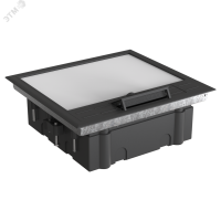 MultiDesk Люк на 12 модулей IP40 для фальшпола с монтажной коробкой, тип MDK10 Systeme Electric MDK10112