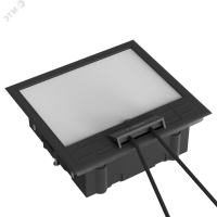MultiDesk Люк на 12 модулей IP40 для фальшпола с монтажной коробкой, тип MDK10 Systeme Electric MDK10112